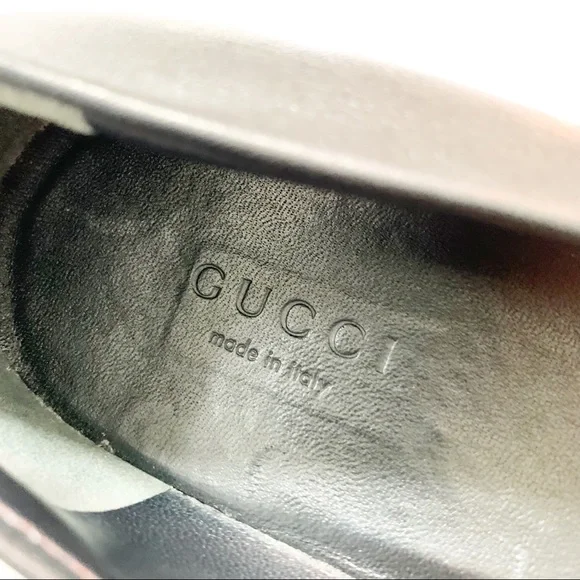 Gucci Sachalin Logo Low-heeled Round Toe Pump - Picture 10 of 13